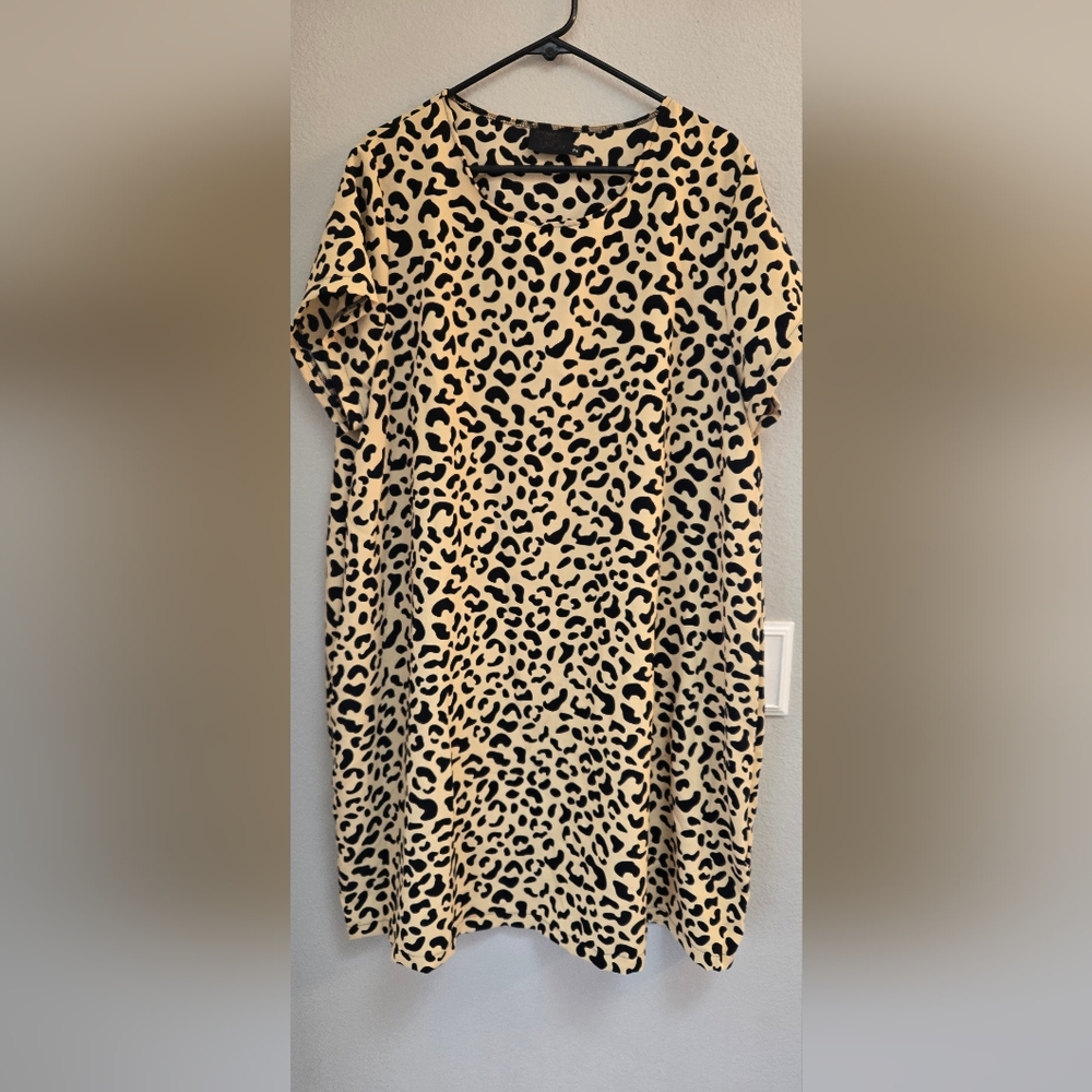 Copper Union leopard print dress. Size 2.